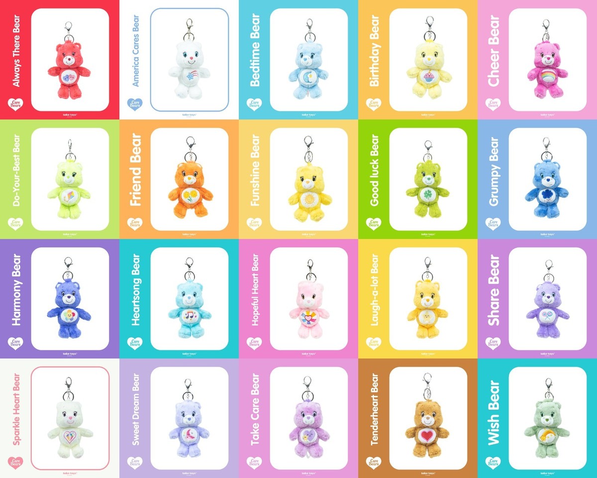 Adorable Thailand Exclusive Care bears Keychain 6