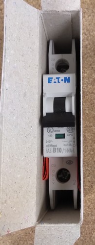 EATON FAZ-B10/1-NA-L-SP Leitungsschutzschalter, 1-polig, 10A, 240V, B-Kurve, Neu in OVP - Bild 1 von 3