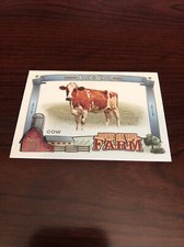 2020 ALLEN & GINTER DOWN ON THE FARM COW INSERT CARD #DF-C *Mint*