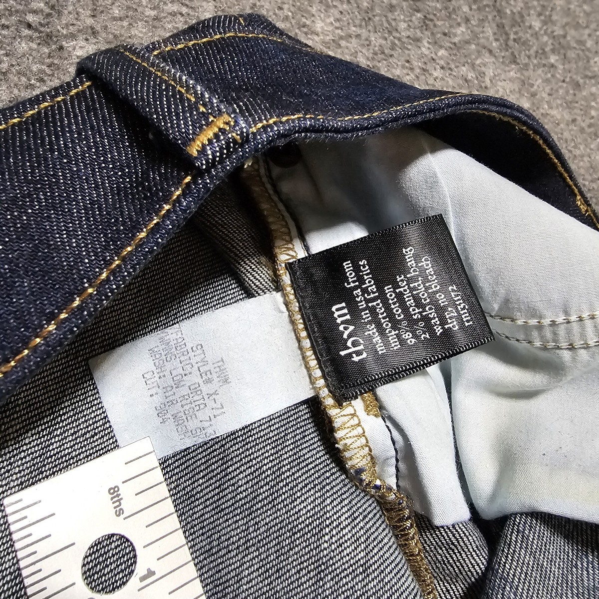THVM This Here Very Moment Jeans Womens Size 30 Blue Denim Skinny 