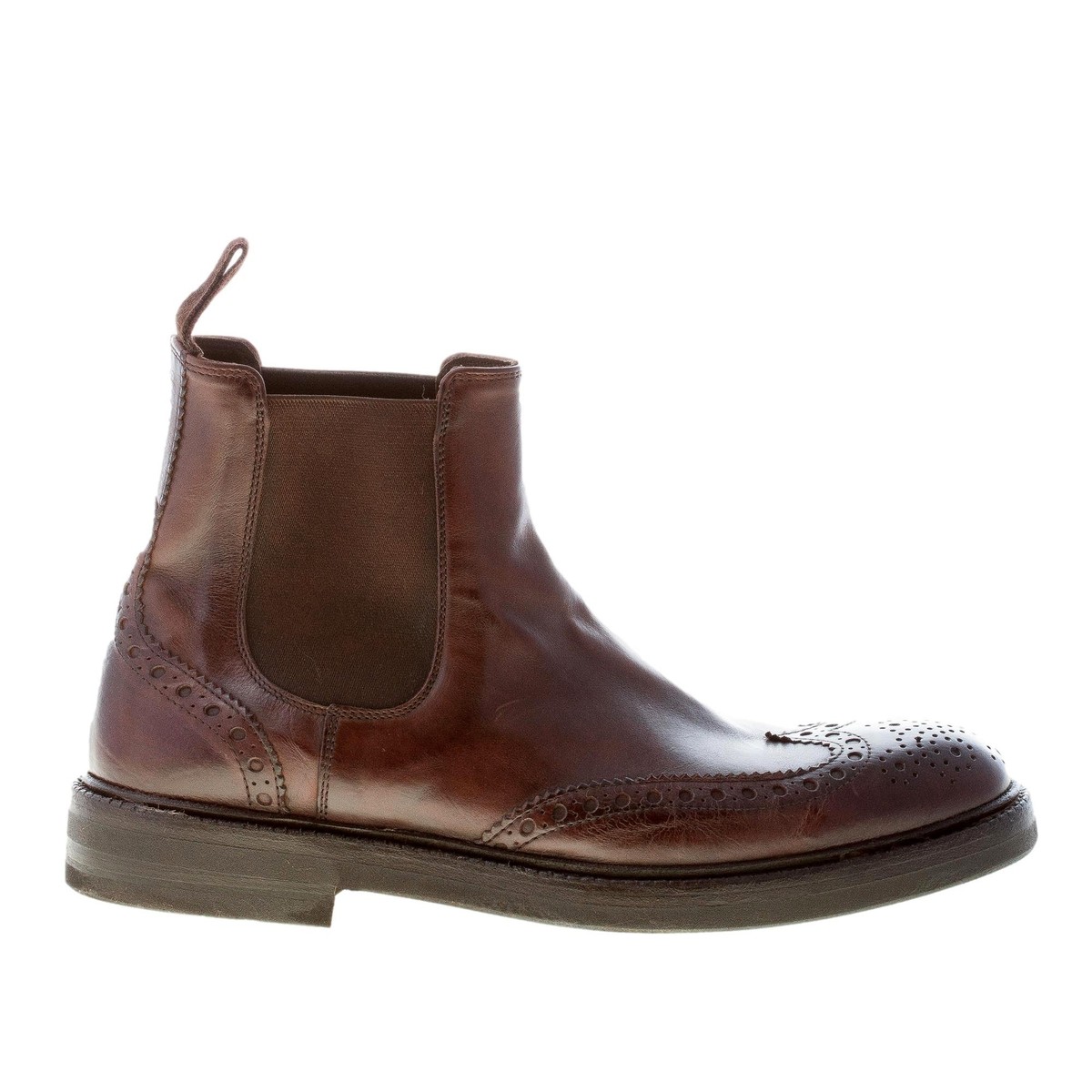Made in Italy George brown leather boots D9704C - George Boot in Brown Regina Grain – ALDEN SHOES main image 3
