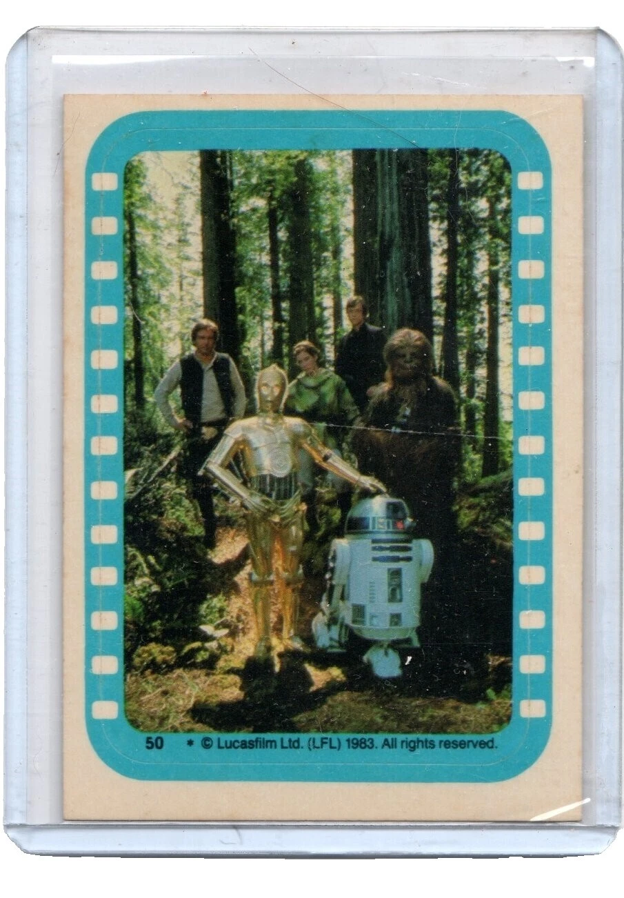 Star Wars Action Adhesivo Tarjetas de Colección individuales de colección