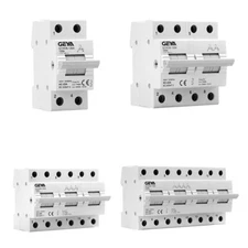 GEYA Manual Changeover Transfer MTS Isolating Switch 1/2/4P 100/125A Dual Power