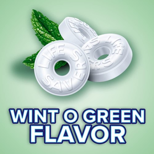LIFE SAVERS Wint-O-Green Breath Mints Bonbons, gemeinsame Größe, 13 Unzen Beutel - Bild 5 von 12