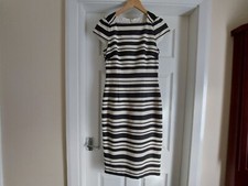 Dress“Hobbs“London Andara Dress Black Pottery Size: 8 (UK) Eur 36,US 4 SALE