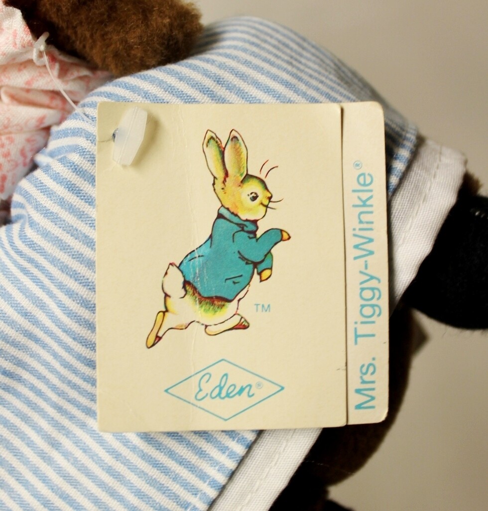 Vintage Beatrix Potter Mrs. Tiggy-Winkle 8 Inch Plush | eBay