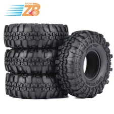 4x 110mm 1.9" Wheel Tyre Tires For 1/10 RC TRX4 Axial SCX10 D90 Crawler