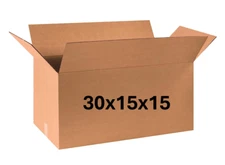 30" x 15" x 15" CARDBOARD BOX - 200 lb - SINGLE BOX - LONG