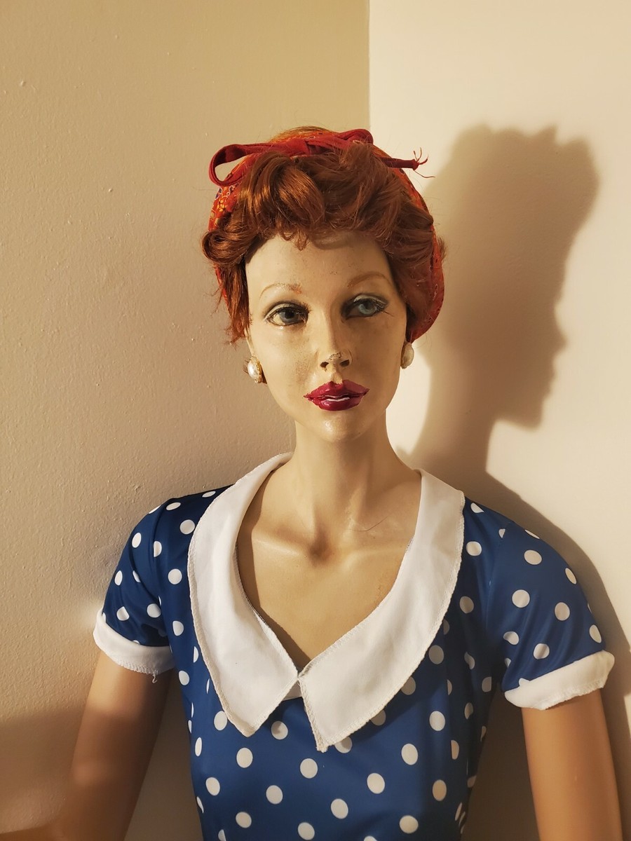 RARE Vintage Lucille Ball I Love Lucy Life Size Mannequin