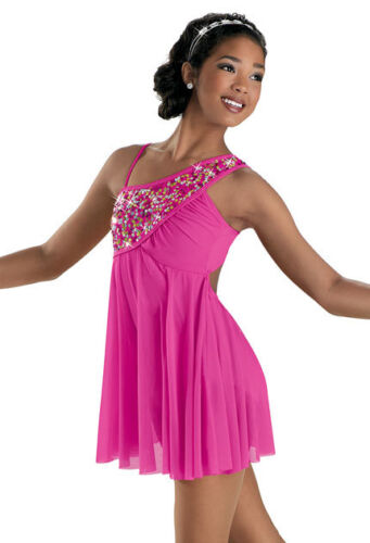 Disfraz de baile Weissman vestido de patín ballet lírico moderno 5657 rosa púrpura - Imagen 4 de 4