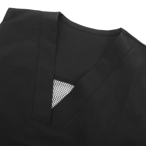 V-neck Mesh Back Apron Man for Hair Hairdresser Aprons Stylist - Picture 2 of 10