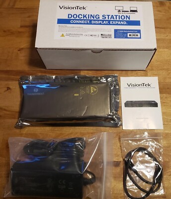 VisionTek/Thunderbolt 3/&/USB C Docking Station/Dual 4K Display/VT4800 901292-RB