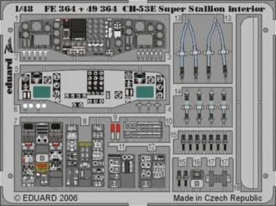 eduard FE364 1/48  CH-53E Super Stallion Interior for Academy