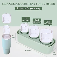 New Ourokhome Ice Cube Silicone Tray - Ice Cube Molds For Tumbler Cup