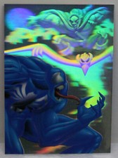 '95 Flair Marvel Annual - Venom/Demogoblin - HOLOBLAST 6/12 - 1995