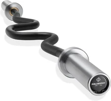 Philosophy Gym 47" Super Curl  400LB Capacity 4 Needle  2" Weightlifting  ﻿