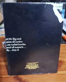 NARC Nintendo Nes Rare Poster Nice Authentic Fast Shipping Insert 