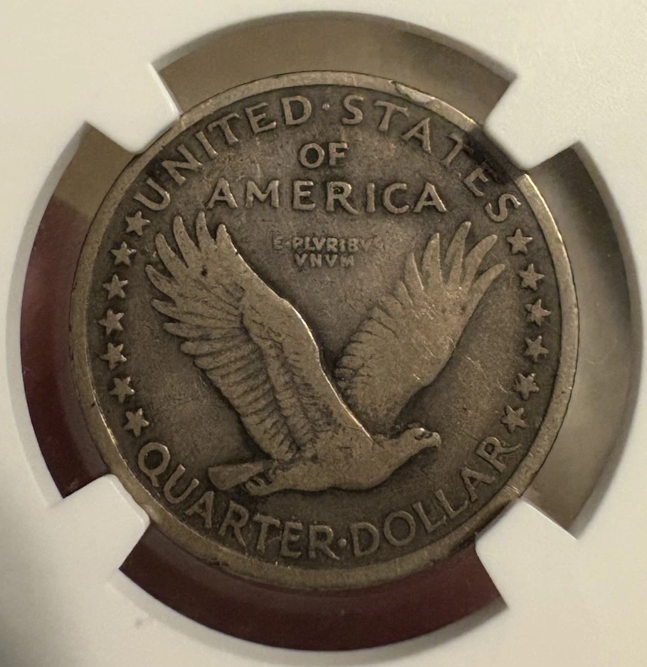 1917-S Standing Liberty Quarter Type 1 - NGC VF20 - Image 4 of 4