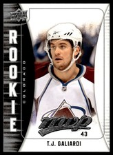 2009-10 Upper Deck MVP T.J. Galiardi Rookie Colorado Avalanche #305