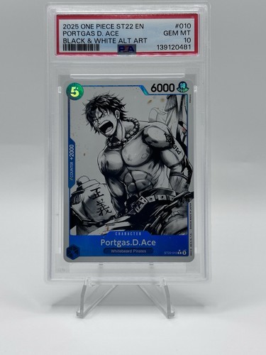 Portgas.D.Ace (Parallel) graded PSA 10 for sale on eBay