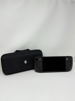 Valve Steam Deck 256gb LCD Handheld System Console Black w/ Carrying Case