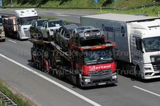 Foto de camión Mercedes-Benz autotransporter Polonia rojo Bertani Poland #l9ev