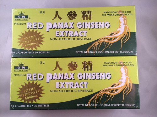 Royal King - Red Panax Ginseng Extrakt 6000mg (30 Fläschchen x 10ml) - 2 Boxen - Bild 2 von 2