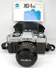 Vintage 1970s Minolta XG-1 35mm Camera Manual Case Made In Japan New Arrival