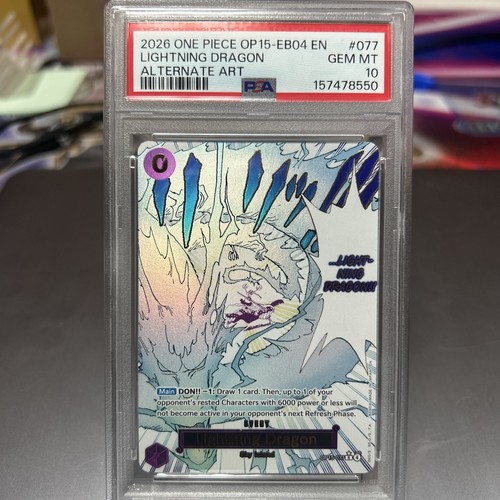 Lightning Dragon (Alternate Art) graded PSA 10 for sale on eBay