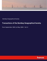 Bombay Geographical Society | Transactions Of The Bombay Geographical Society