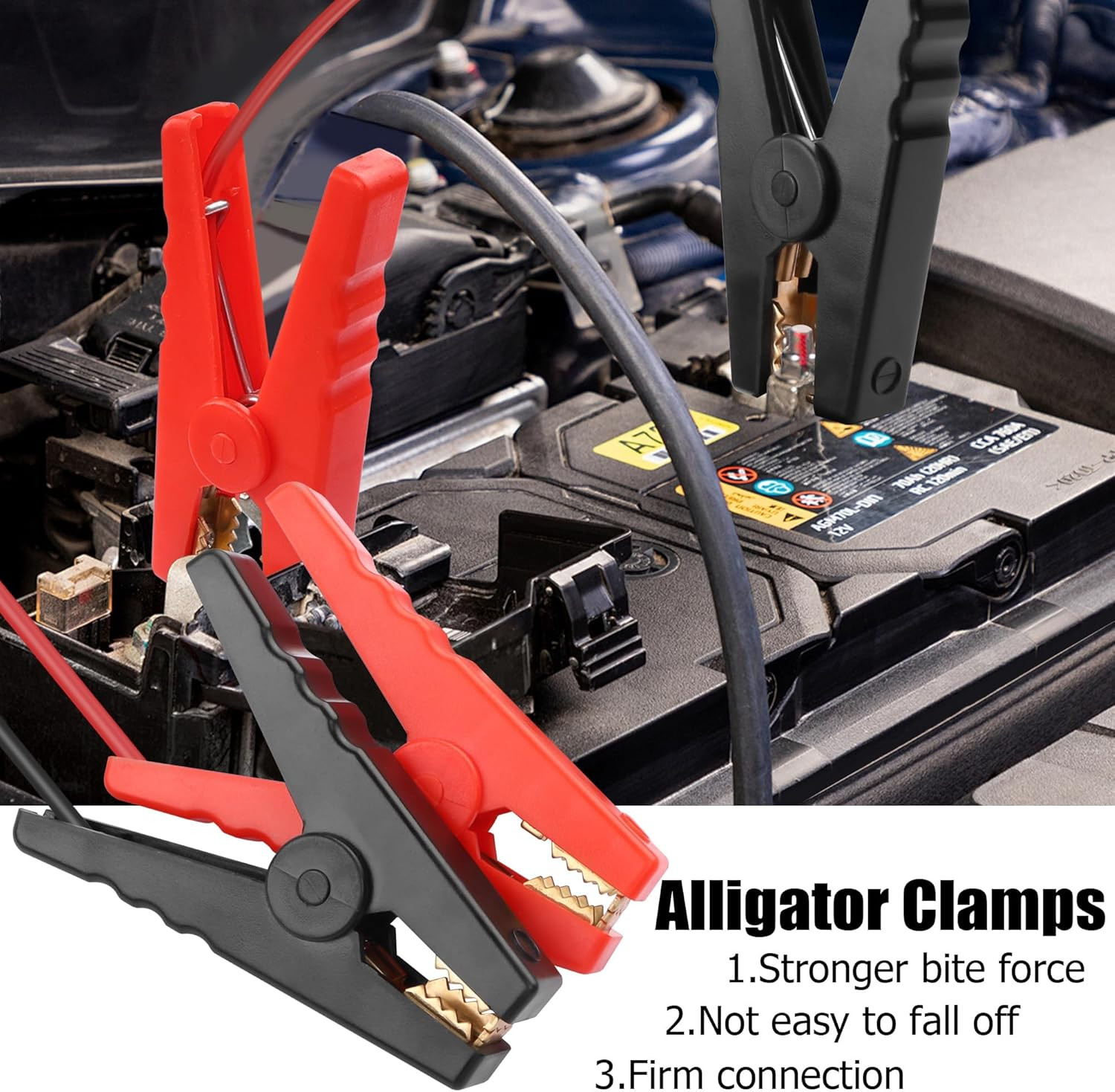 YACSEJAO XT60 Female to Battery Alligator Clip Cable 16AWG XT60 Connector with B