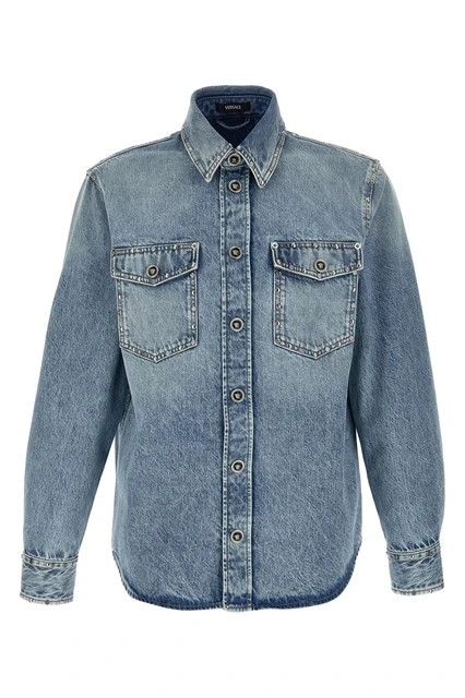 VERSACE Blue Denim Shirt New & Authentic