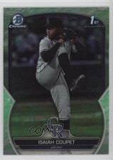 2023 Bowman Draft Chrome Lunar Glow Refractor Isaiah Coupet #BDC-37 9hx