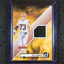 2024 Donruss Football JOE THOMAS Canton Kings Jersey Relic 327/425