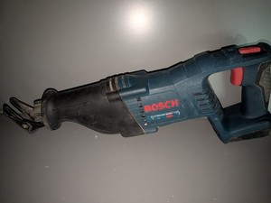 Bosch 18V Lithium-Ion Cordless Reciprocating Saw Blue Power Tool