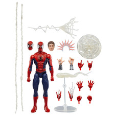 Marvel Legends Maximum Series Spider-Man  Deluxe 6 inches  Red and Blue
