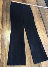 Quince Ultra Stretch Ponte Bootcut Black Pants Women's SIze Med Tall Black