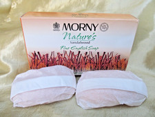 Morny Sandalwood Perfumed Fine English Soap 2 x 100g Boxed Bath Vintage