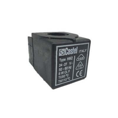 Castel Type HM2 Solenoid Valve Coil 24-27VAC 8W TU50  New KD #zc