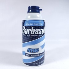 NEW Barbasol Thick Rich Shaving Cream Arctic Chill Menthol 10 Oz Full