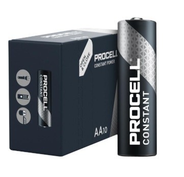 (WU3.3) MN1500PC/10 - Procell Constant Power Battery, AA, 1.5V - Pack of 10