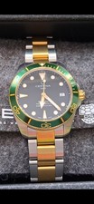 Certina DS Action 300m Diver 38mm Two-tone green and gold  Powermatic 80