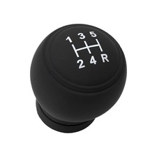 Car Gear Shift Knob Cover, 5 Speed Right Round Gear Shift 5 Speed Right Black