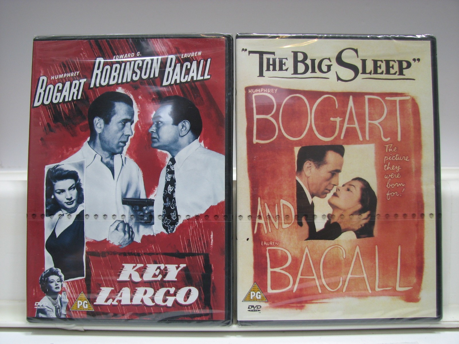 Key Largo / The Big Sleep (DVD) Bogart, Bacall. NEW / SEALED. REGION 2