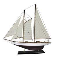 Segelyacht Modellschiff Aus Holz 71 X 74 Cm Sea-Club