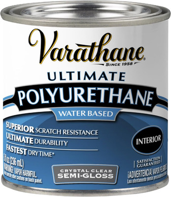Varathane Water-Based Crystal-Clear Ultimate Polyurethane | Interior Wood Protec