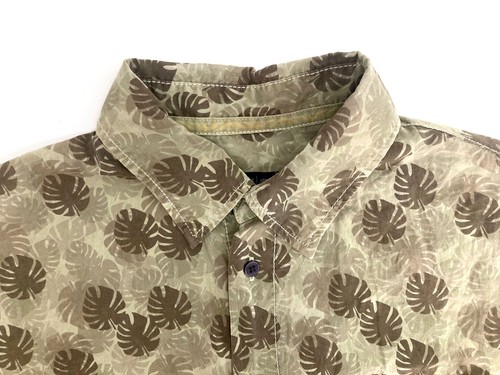 ARMANI Jeans ShIrt Jungle Camouflage Men's UK M-L Short Sleeve Designer - Picture 5 of 11