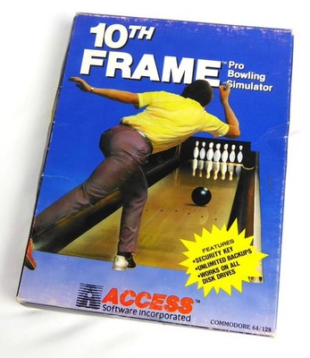 Commodore 64 Disk C64 in OVP -- 10th FRAME (Access) -- big box