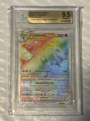 Hisuian Typhlosion VSTAR graded BGS 9.5 for sale on eBay
