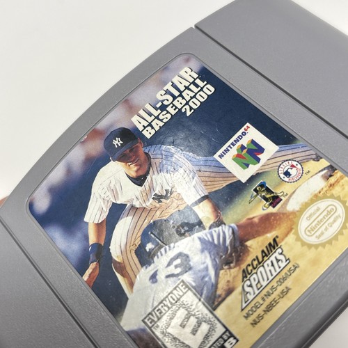 All-Star Baseball 2000 (Nintendo 64, 1999) N64 autentico pulito testato retrò - Foto 5 di 12